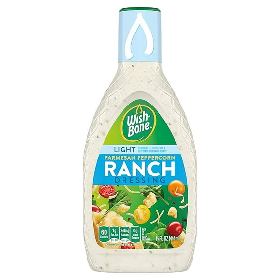 Wish-Bone Light Parmesan Peppercorn Ranch Dressing, 15 FL oz