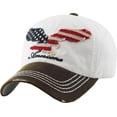 thumbnail image 1 of White Eagle Flag American Vintage Distressed Baseball Cap Dad Hat, 1 of 6