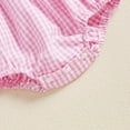 thumbnail image 6 of Ruyang New Born Baby Girls Romper Jumpsuit Ruffle Sleeveless 𝐎ne-Piece Rompers Toddler Girl Summer Clothes Bodysuits, 6 of 7