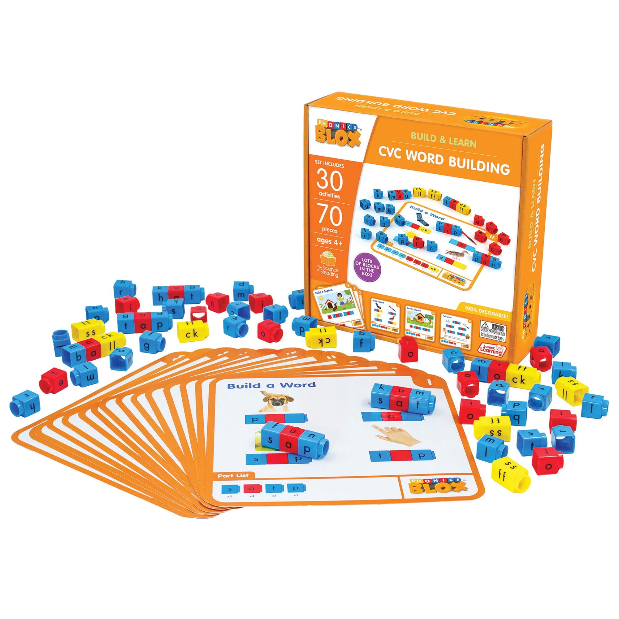 riftbound3stacked➕ 中国語3vilemaw 6枚セット￼ Junior Learning: Rainbow Phonics Blox: CVC Word Building - Phase 2