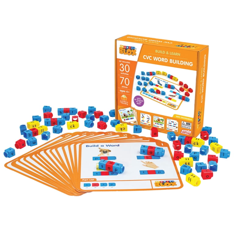 riftbound3stacked➕ 中国語3vilemaw 6枚セット￼ Junior Learning: Rainbow Phonics Blox: CVC Word Building - Phase 2
