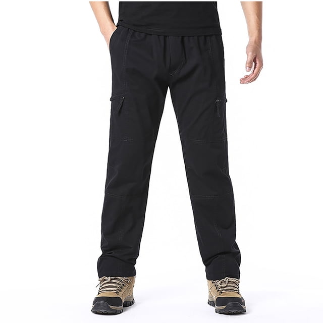 Pantalones largos, pantalones de trabajo, pantalones casuales para hombre, pantalones deportivos holgados de gran tamaño, pantalones de pierna recta, pantalones de pierna recta para exteriores, pantal