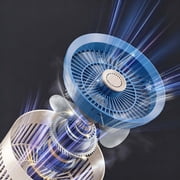 Desktop Fan Circulator, Oscillating Cooling Ventilador, Five-speed Brushless Fan, Quiet Remote-controlled Aromatherapy Device for Home Office Bedroom Indoor Daily Relaxation