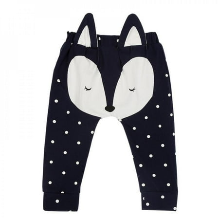 

Promotion!Baby Boys Girls Clothing Infants Boys Girls Harem Pants Baby Cotton Cute Cartoon Pattern Long Trousers Kids Clothes