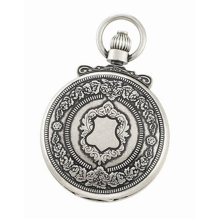 Antique Silver Hunter Case Quartz Pocket Watch