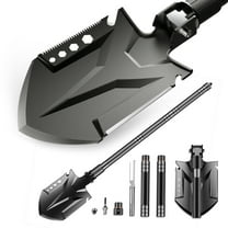 Sirius Survival Multifunctional Shovel, Folding Outdoor Survival Tool Made of High Carbon Steel