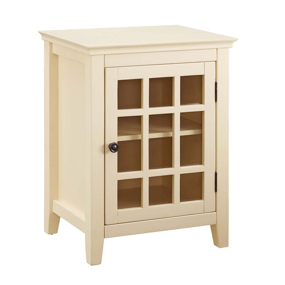 Linon Leslie Single Door Cabinet 26 Inches Tall Multiple Colors Linon Leslie Single Door Cabinet 26 Inches Tall Multiple Colors
