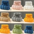 thumbnail image 4 of Zhuge 3 Piece Towels Set for Adults Luxury Bath Towels Large Sets for Bathroom Super Soft Microfiber Shower Towels ,Pink, 4 of 4