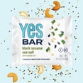 thumbnail image 2 of Yes Bar – Black Sesame Sea Salt – Plant Based Protein, Decadent Snack Bar – Vegan, Paleo, Gluten Free, Dairy Free, Low Sugar, Healthy Snack, Breakfast, Low Carb, Keto Friendly (Pack of 6), 2 of 9