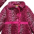 thumbnail image 2 of Penelope Mack Little Girls' Pink Leopard Ruffle Coat & Hat Set Size 6, 2 of 4