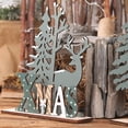 thumbnail image 4 of Manualidades de madera para árboles de Navidad, ilustraciones, manualidades para la decoración de la temporada navideña Árbol de alce de Navidad, 4 of 8