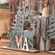 thumbnail image 4 of Manualidades de madera para árboles de Navidad, ilustraciones, manualidades para la decoración de la temporada navideña Árbol de alce de Navidad, 4 of 8