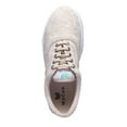thumbnail image 6 of MaCae Unisex Knitting Lace Up Fashion Shoe With Unique Sole, Comfortable Shoes, Knit Shoes, Low Top Sneakers, Casual Sneakers, Lace Up Shoes - Recycled Linen Beige/Water Lilies, 9M/10W, 6 of 7