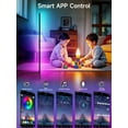 thumbnail image 3 of Lámpara de Piso LED RGB Tyute con Sincronización de Música y Control por App, 3 of 8