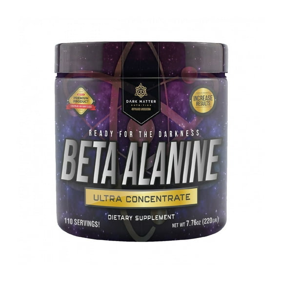 Dark Matter Beta Alanine - Suplemento en Polvo 100% Puro - 220g (110 Servicios)