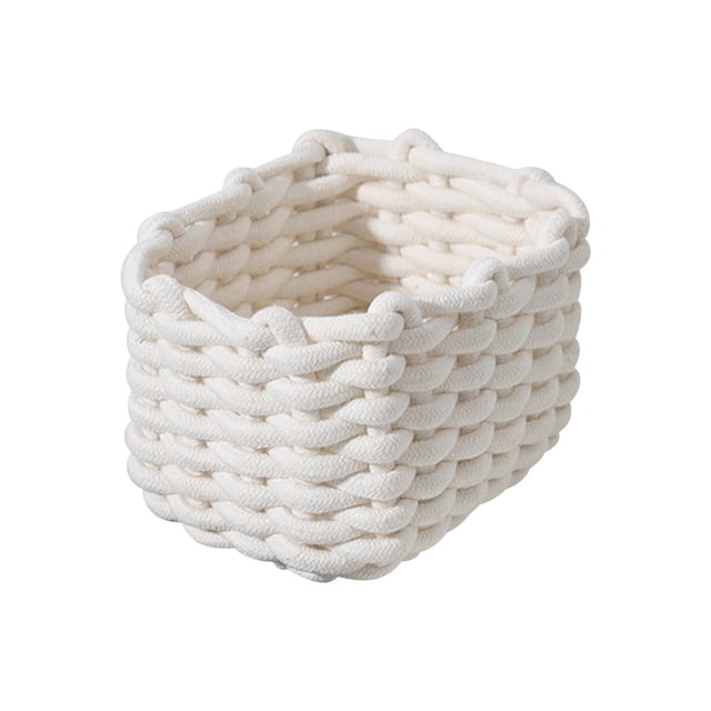 Yhmxh Cesta de almacenamiento de escritorio de color sólido Cesta de almacenamiento de escritorio con control remoto y llave Cesta de almacenamiento de cosméticos para venta minorista