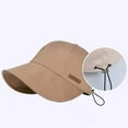 thumbnail image 5 of Hauaitttt Womens Sunshade Hat Sun Hat Outdoor Sun Shading and Sun Tongue Hat Hiking Hat for Men Womens Beach Small Floppy Hat World of Hat Beach Floppy Hats Fascinated Hat for Women Hat Natural Mud, 5 of 5