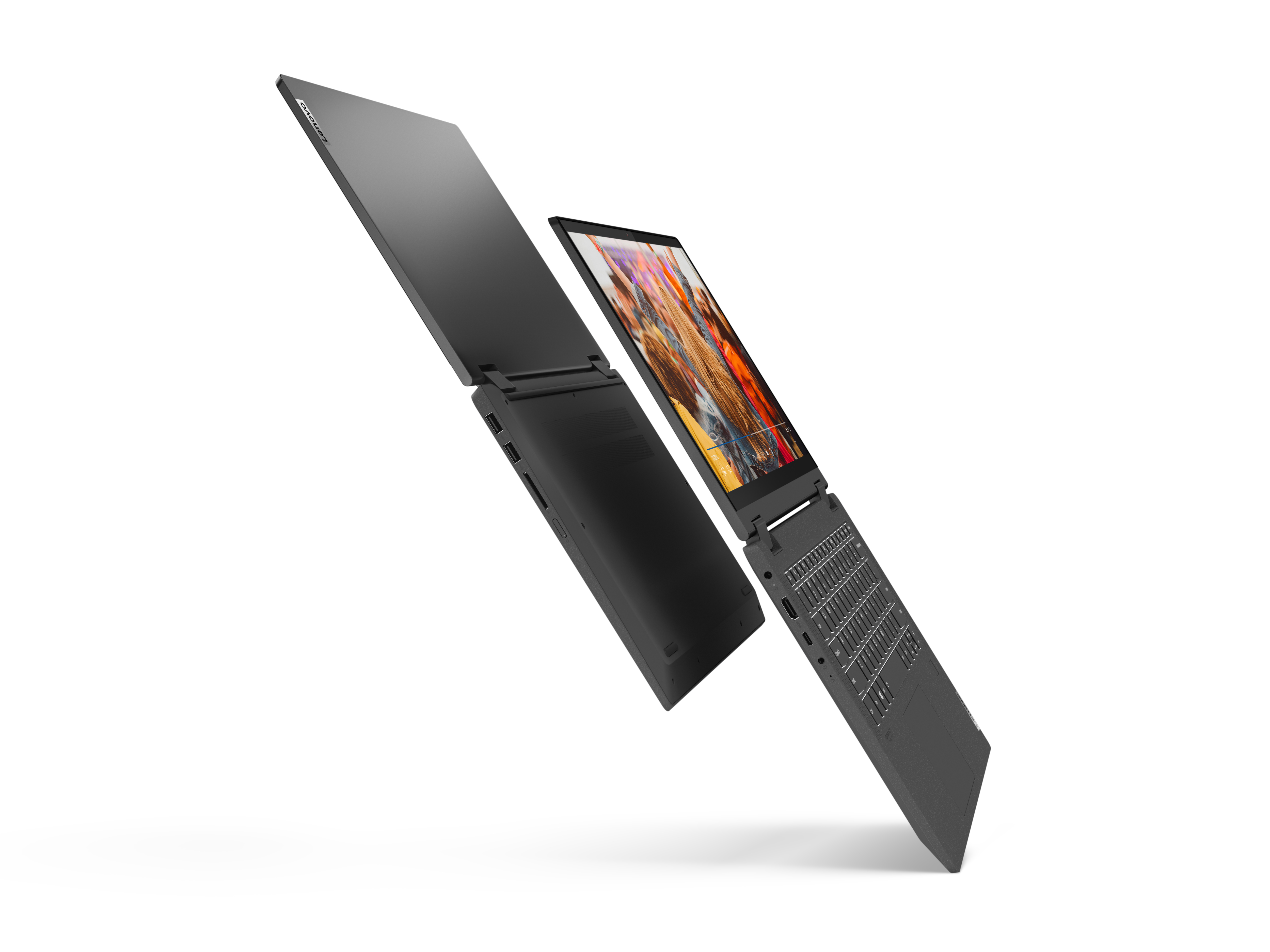Lenovo Ideapad Flex 5i 14" FHD 2-in-1 Touchscreen Laptop, Intel Core i3, 4GB RAM, 128GB SSD, Graphite Gray, Windows 10, 82HS007CUS - image 5 of 14
