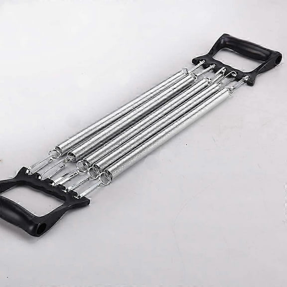 2025 New Professional Expander in Black, Arm and Chest Expander with Detachable Steel Springs, 5-Way Adjustable Design for Versatile Workout