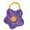 Purple, variant on WRKEKC Back to School Saving, Cute Hand Towels, Bathroom Towels with Hanging Loop, Children Hand Towel Flower, Microfiber Coral Fleece Absorbent Hand Towel for Kitchen Bathroom Bedroom Hot Pink