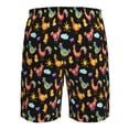 thumbnail image 6 of Naloa Flowe Rooster Men's Beach Shorts, Surfing shorts, Swim trunks, Quick Dry Swim Trunks for Surfing Beach Fun - XX-Large, 6 of 9