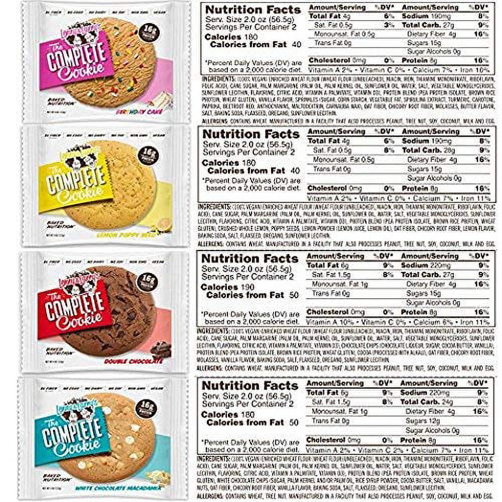 Lenny & Larry's Complete Cookie, Variety, 16 Count - image 2 of 3