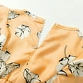 thumbnail image 6 of Baby Girl Romper Baby Girl Shorts Sleeve Floral Romper Jumpsuit Cute Clothes Onesies Girl Orange 9 Months-12 Months, 6 of 6