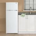 thumbnail image 2 of Bevoi BVIREF7W 7.3CF Top Freezer Apartment Size Refrigerator in White, 2 of 4