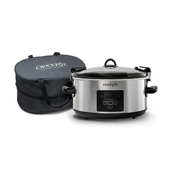 Crock-Pot 7-Qt. Cook & Carry Mijoteuse Numérique avec Sac de Transport