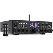 Pyle PDA4BU Bluetooth 200 Watt Multi Channel Stereo Amplifier Audio Receiver