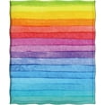 thumbnail image 3 of Blanket Rainbow Colors Smooth Soft Blanket for Sofa Chair Bed Office Travelling Camping for Kids Adults 50"x60", 3 of 6