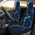 thumbnail image 2 of Yiaed Blue Marble And Gold Print Car Seat Covers,Universal Auto Seats Protector Fits for Car,SUV Sedan,Truck,Automotive Seat Covers & Accessories(Two packs), 2 of 7