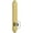 Polished Brass, variant on Grandeur 836961 Arc Solid Brass Tall Plate Rose Left Handed Privacy Door Knob Set - Brass