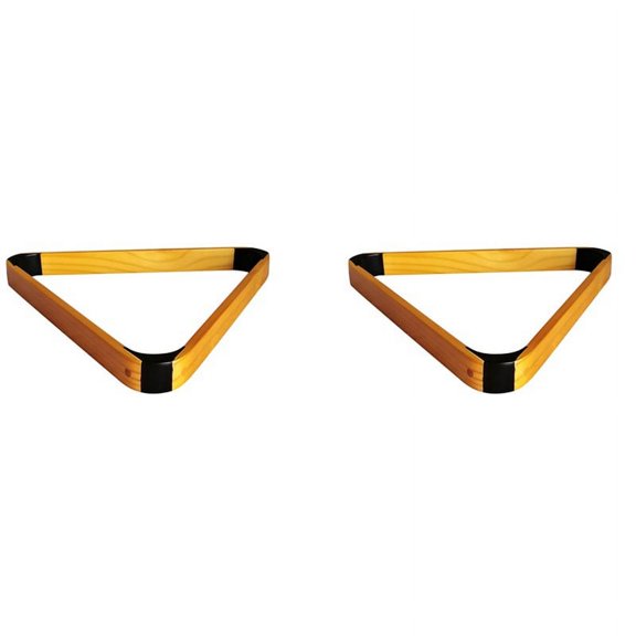 2X Wooden Billiard Rack Solid Triangle Rack Pool Racks Triangle Billiard Racks Triangle Rack