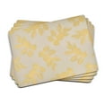 thumbnail image 3 of Portmeirion Etched Leaves - Placemat Set of 4 Light Grey, 3 of 7