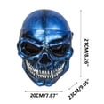 thumbnail image 3 of Xihbxyly Máscara de Calavera de Halloween, Diseño Fantasma Realista, Alta Elasticidad y Comodidad, Protección para Deportes Al Aire Libre, Accesorio de Cosplay y Fiesta, para Hombre y Mujer, Fácil de, 3 of 5
