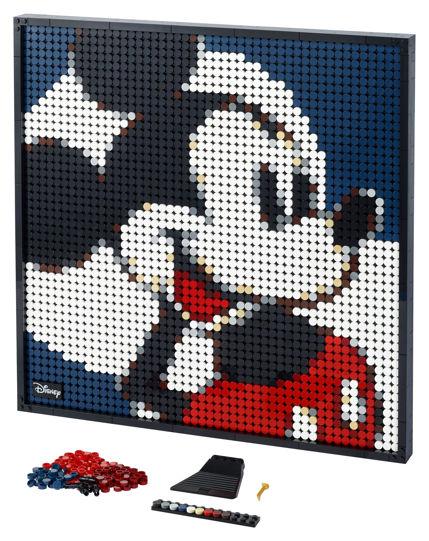 LEGO Art Disney’s Mickey Mouse 31202 Wall Decor Set for Adults Who Love Crafts (2,658 Pieces)