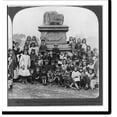 thumbnail image 2 of Historic Framed Print, Limerick boys and girls on their playground by famous Treaty Stone of 1691, [Ireland], 17-7/8" x 21-7/8", 2 of 9