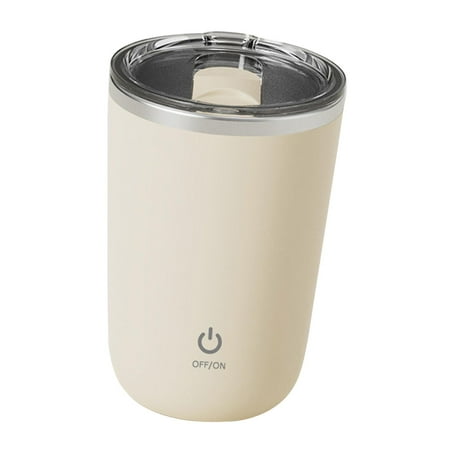 

idealhome2016 Self Stirring Coffee Mug Electric Mixing Cup Office Home Yellow