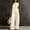 Beige, variant on Floleo Women Solid Two Piece Outfit V Neck Sleeveless Button Vest Top High Waist Faux Linen Wide Leg Pants Summer Matching Set