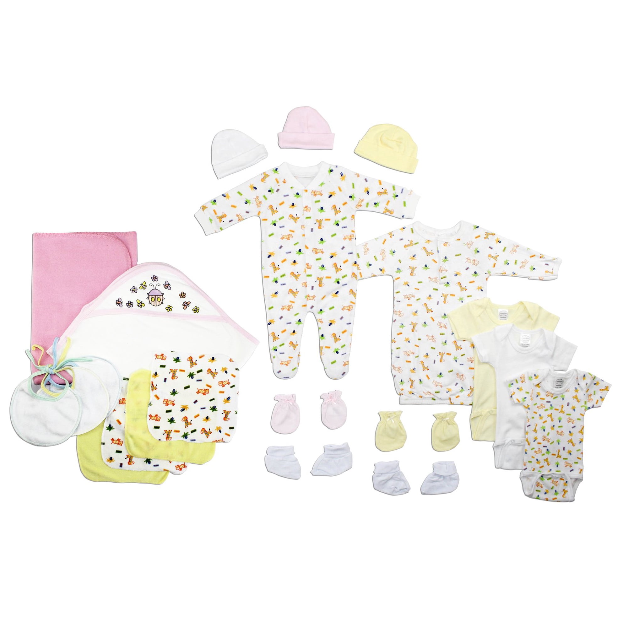Newborn Baby Girls 21 Pc Layette Baby Shower Gift