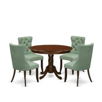 East West Furniture 5 Piece Dining Room Set