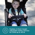 thumbnail image 4 of Contours Itsy Baby Stroller, Ultra-Sturdy Compact Stroller for Travel, Lightweight Toddler Travel Stroller, Toddler Stroller with Easy Carry Handle, Large UPF 50+ Sun Canopy, Storage Basket - Black, 4 of 5