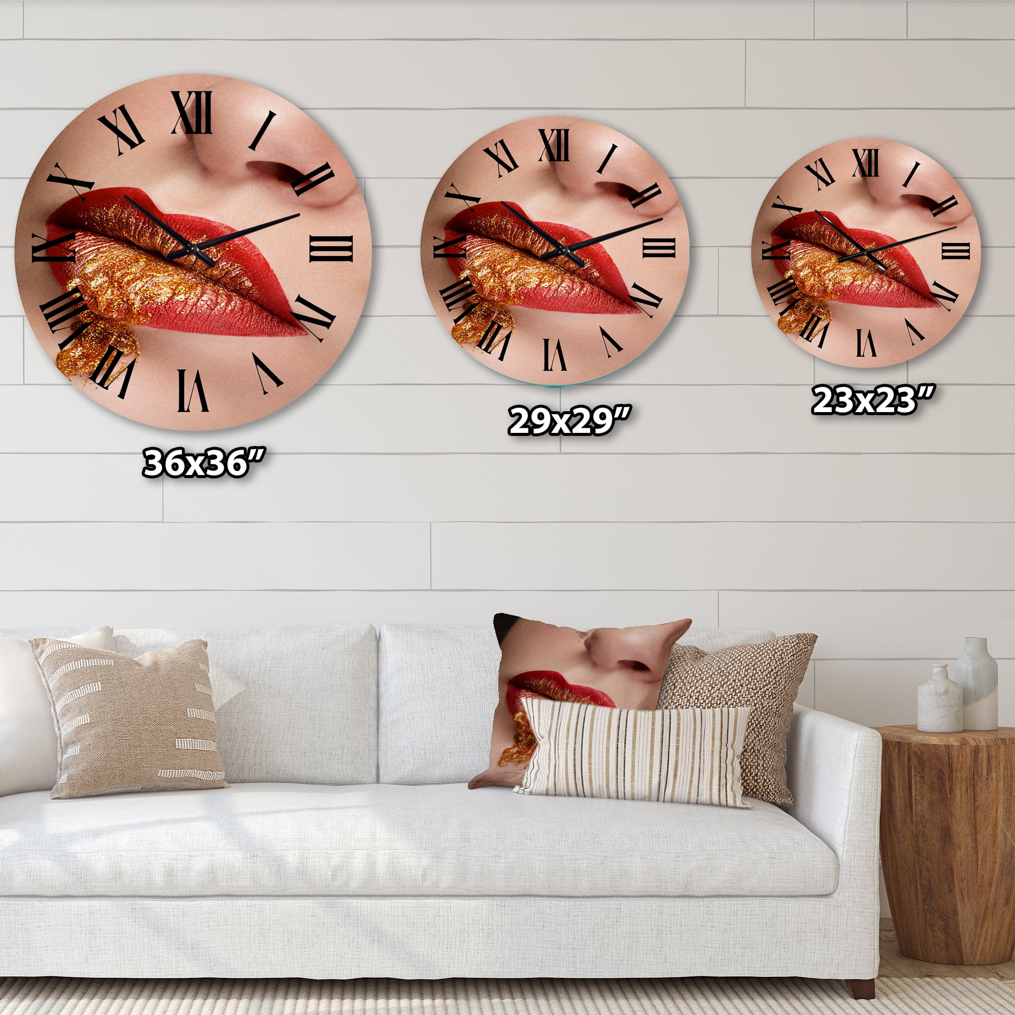 Designart 1 in Quartz Modern/Contemporary Wall Clock