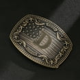 thumbnail image 3 of Western Belt Buckle Men Initial Letter ABCDJRM to Z Rodeo Cowboy Belt Buckles（Without belt）, 3 of 4