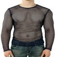 thumbnail image 1 of Men‘s Vest Undershirt Mesh Breathable Hollow Tank Tops Openwork See Through Shirt, 1 of 5