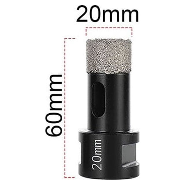 Bgsha M14 Thread Dry Vacuum Brazed Drill Core Bit Ceramic Tile Stone Hole Saw