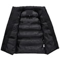 thumbnail image 2 of Men's Autumn/Winter Fashion Solid Colour Warm Down Cotton Zip Vest S, 2 of 4