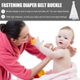 thumbnail image 5 of PTOOTP 50pcs Adjustable Diaper Belt Diaper Fastening Buckle Elastic Belt Prevent Leaks for Infants, 5 of 6
