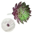thumbnail image 3 of Uxcell Mini Artificial Succulents Unpotted Faux Succulent Picks Fake Succulent Plants Dark Purple Green 2 Pack, 3 of 6